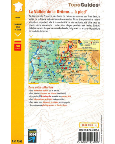 FFRP - P263- La Vallée de la drôme... à pied - PR 40 balades