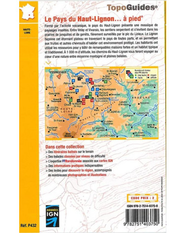 FFRP - P432- Le pays du Haut-Lignon... à pied - PR 19 balades