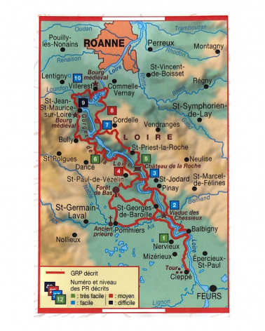 FFRP-420 - Autour des gorges de la Loire -GRPays