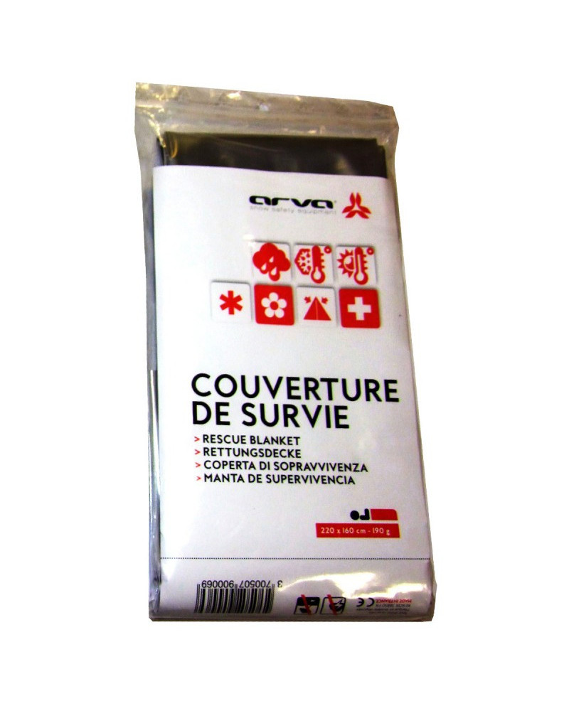 Arva Couvertures de survie 60g.