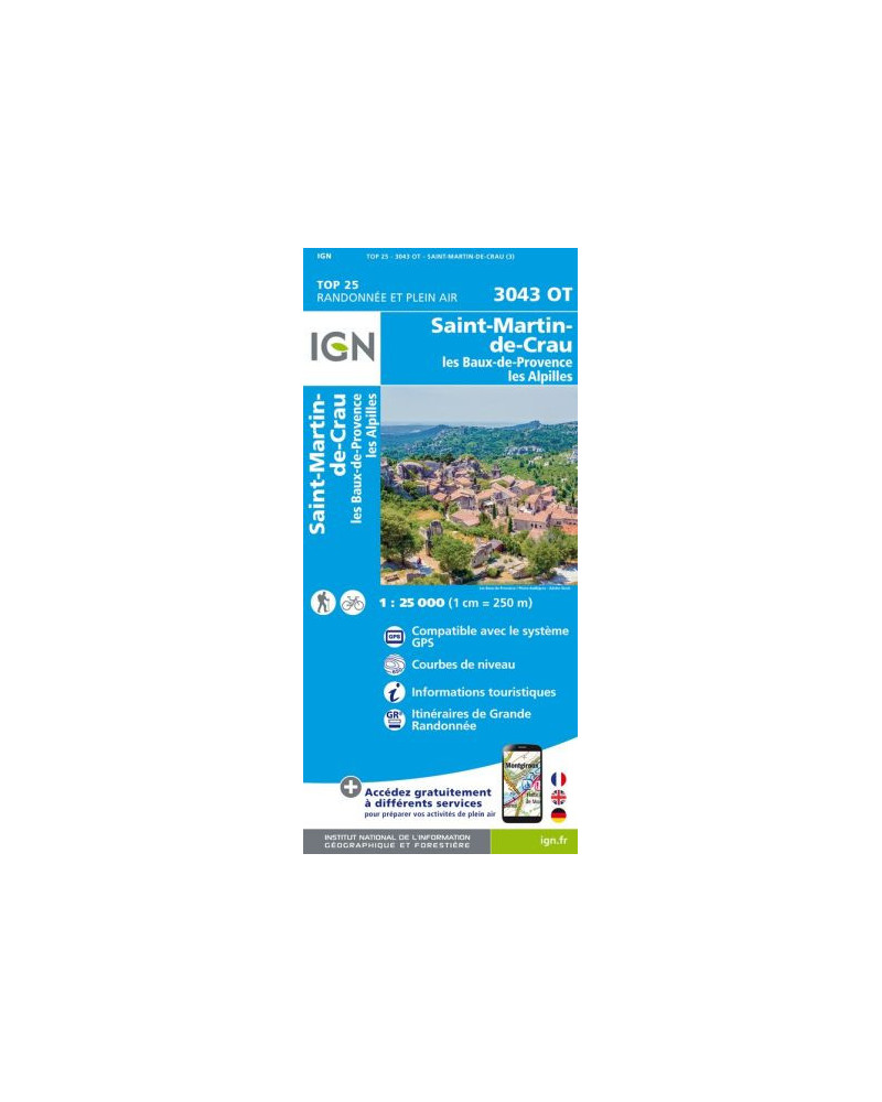 IGN3043OT - SAINT-MARTIN-DE-CRAU LES BAUX-DE-PROVENCE LES ALPILLES