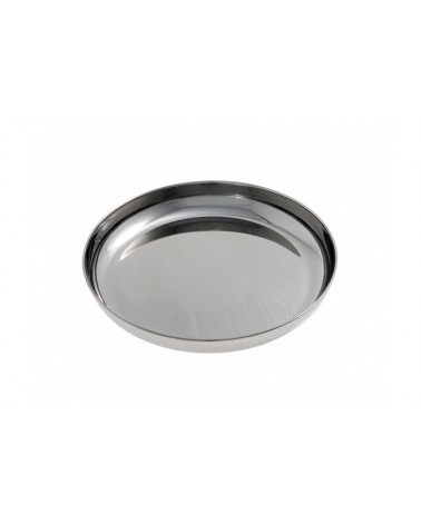 Cao Assiette Inox Creuse.