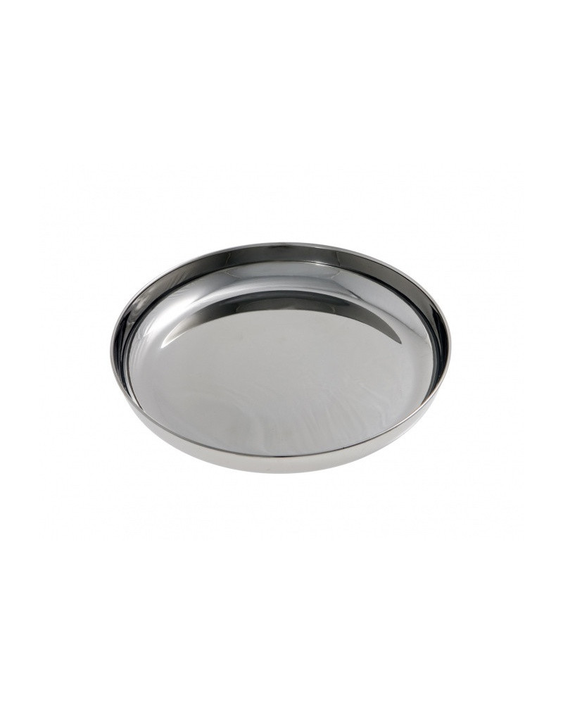 Cao Assiette Inox Creuse.